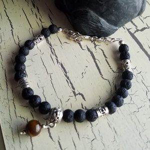 Handcrafted Bracelet, Genuine stone beads!
